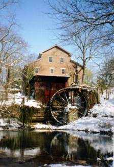 Winter Picture of Falls Mill